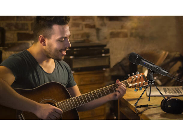 BOYA BY-HM2 håndholdt kardioide mikrofon For IOS/Android/PC/MAC