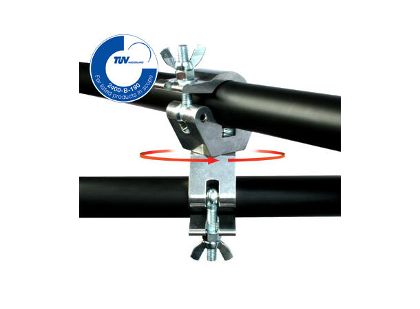 DOUGHTY T57104 Parallel coupler, Alu SWL 750kg, Ø 48 - 51mm