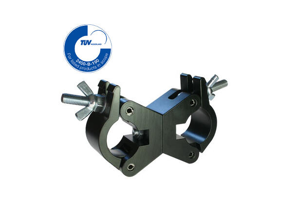 DOUGHTY T57114 Parallell coupler, Sort SWL 750kg, Ø 48 - 51mm