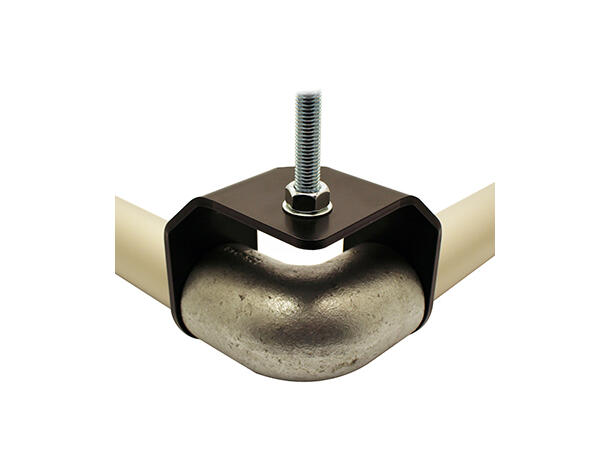 DOUGHTY opphengsbrakett for Ø48mm rør For hjørne