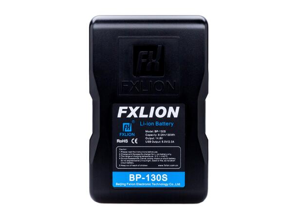 FXLION BP-130S High Power V-lock batteri 14.8V, 130Wh. D-tap, USB