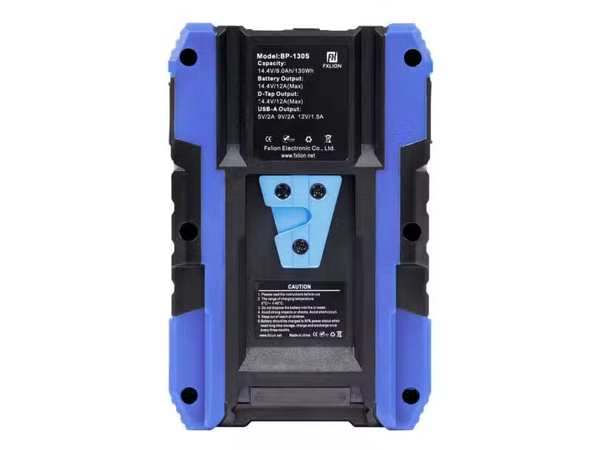 FXLION BP-130S High Power V-lock batteri 14.8V, 130Wh. D-tap, USB