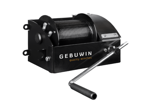 GEBUWIN Teater vinsj, Manuell Veggmontert, EN-17206 black ELL 300kg 