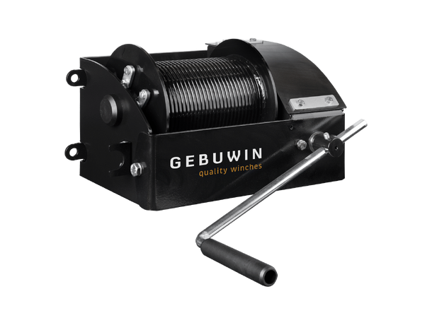 GEBUWIN Teater vinsj, Manuell Veggmontert, EN-17206 black ELL 300kg