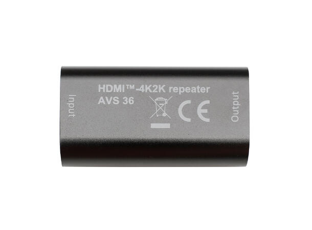 HICON HI-HDHD-RPT HDMI Repeater 5V drift. NB! PSU ikke inkludert