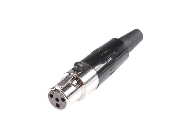 HICON HI-XMCF4 4-pin Mini XLR hun Maks kabel Ø 3.2mm