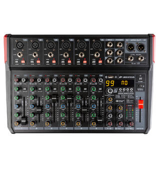 JB SYSTEMS Live-10 Miksepult 6 x mic, 4 xstereo, USB