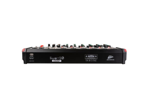JB SYSTEMS Live-10 Miksepult 6 x mic, 4 xstereo, USB