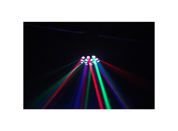 JB SYSTEMS USB MUSHROOM Lyseffekt 4 x 2W LED. USB-C inn. Adapter inkludert