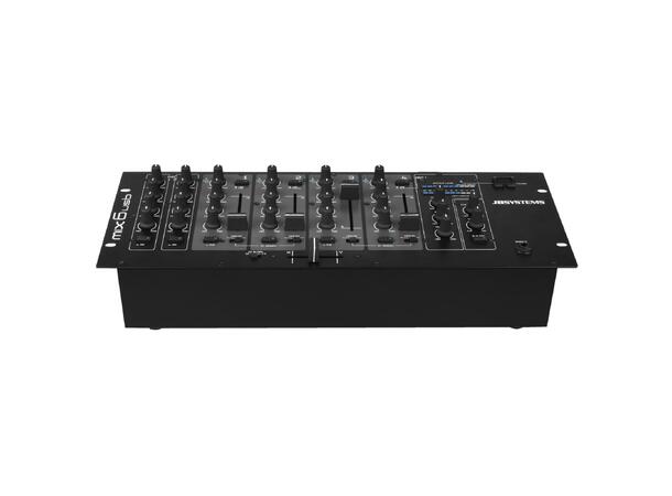 JB systems MIX6usb 4 kanals DJ mixer 7 innganger, 19"