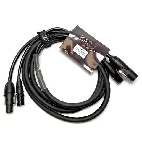 KAGU Hybridkabel Data, Ethercon/True1 15m,Ethercon in/out, True1 in/out