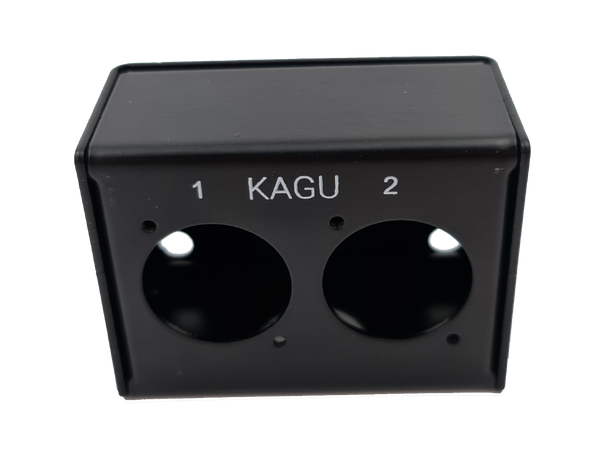 KAGU Veggboks 2 x D-size hull Dybde 35mm