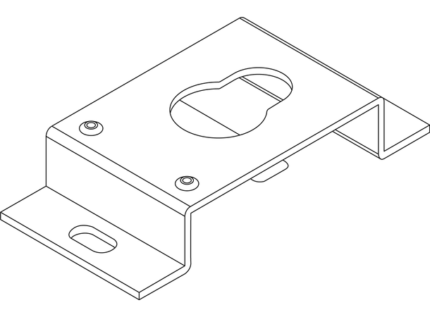 LUCENTI Wallmounting bracket Blackwave