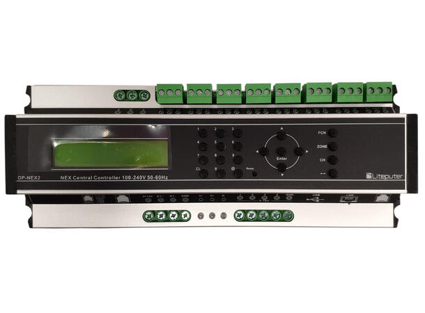 Liteputer DP-NEX2 Ethernet sentral DMX ut. Android/IOS styring