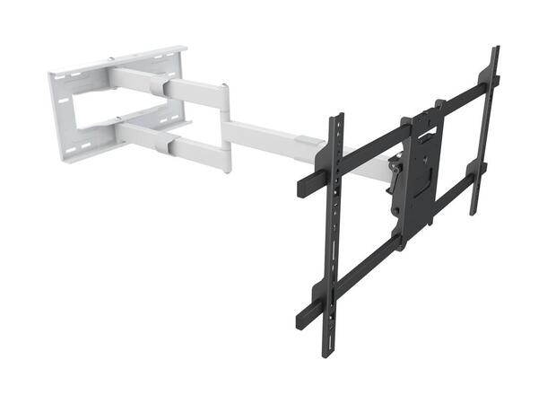 MULTIBRACKETS Veggfeste long reach VESA 800x400, 40kg, 101cm , 42-75", Hvit