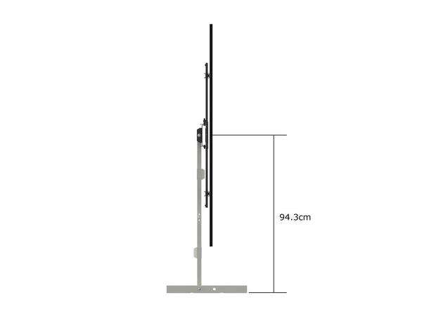 MULTIBRACKETS Veggfeste long reach VESA 800x400, 40kg, 101cm , 42-75", Hvit