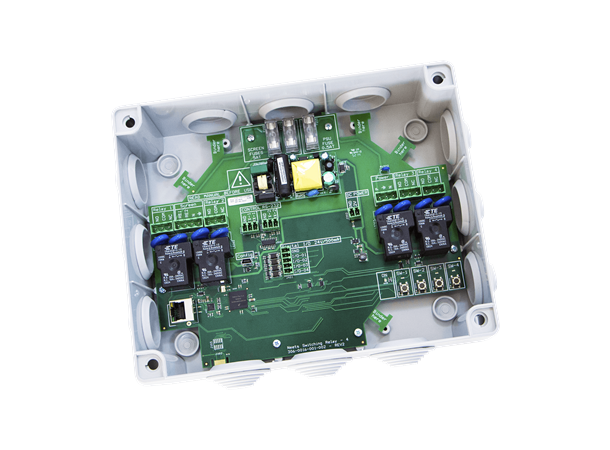 NEETS Switching Relay - 4 Kapslet 4xrele, LAN, I/O