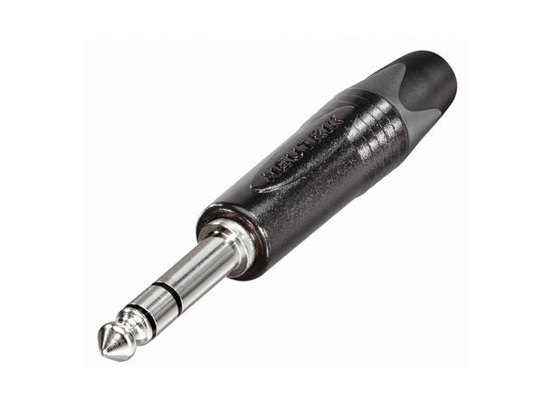 NEUTRIK NP3X-BAG TRS Jack for kabel Sort