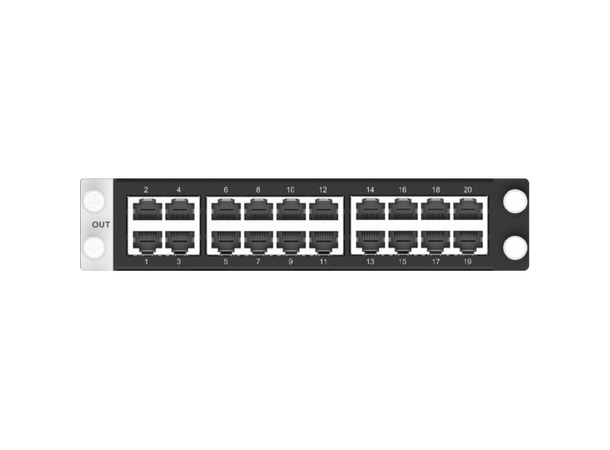 NOVASTAR output card for NOVAH 20 x RJ45