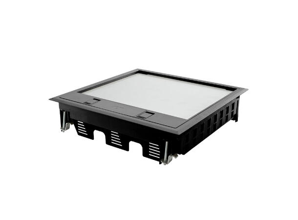 OBO BETTERMANN GES9-3S-SW Gulvbrønn Sort. Passer SYSFLOOR-04/06 m.fl