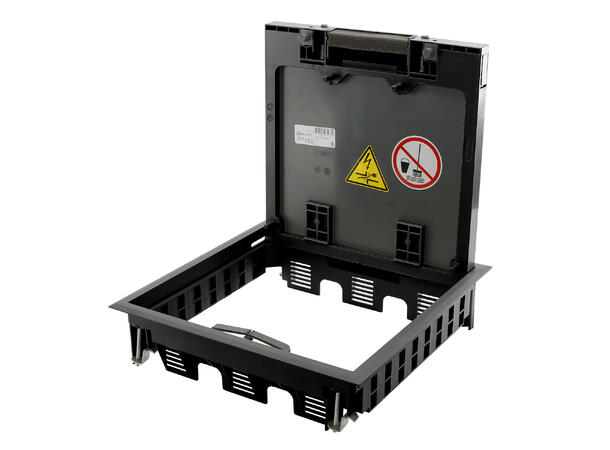 OBO BETTERMANN GES9-3S-SW Gulvbrønn Sort. Passer SYSFLOOR-04/06 m.fl