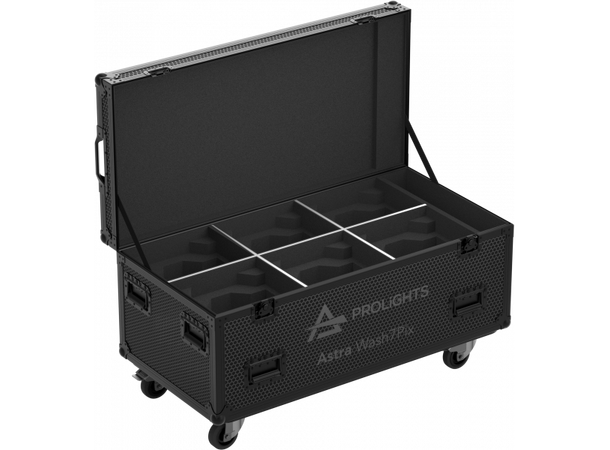PROLIGHTS Flightcase Astrawash7pix 6 x Astrawash7pix