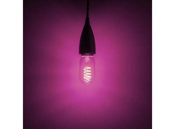 PROLITE LED Filament pære, Funkyfil E27 4W, Pink, Ikke dimbar