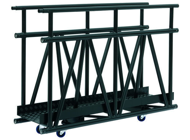PROLYTE B100CW Catwalktruss 200cm, Alu, Ø60x6mm, U/Hjul