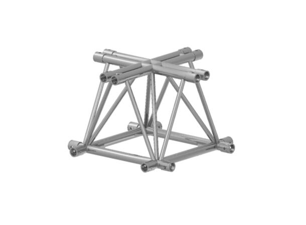 PROLYTE S52F-C016 Folding hjørne 4-Veis Kryss, Alu, Ø50x4mm
