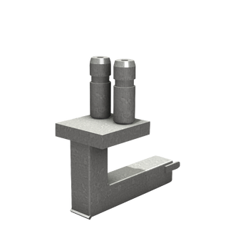 PROLYTE SM-RAIL Easyrail rekkverksklemme 100Kg, Dobbel, For Toppmontering