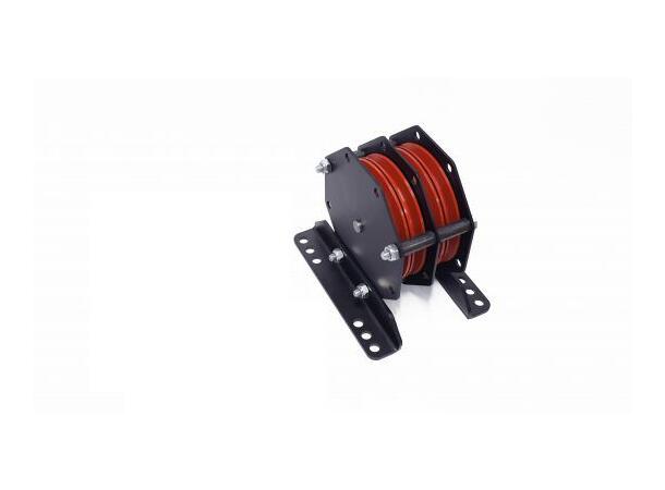 PSRIG Pulley with brackets 4-way, ELL300kg Ø125/150mm