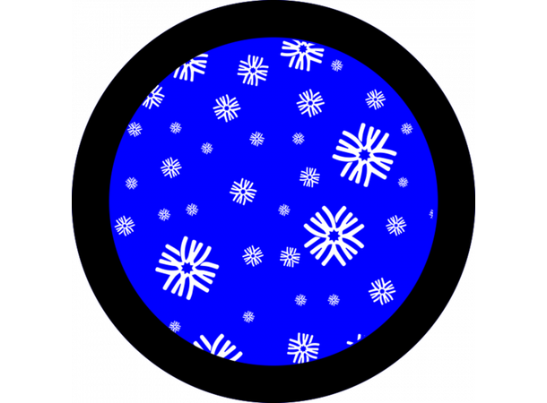 Prolights Gobo xmas Snow Flakes 4 F size,  1 Color