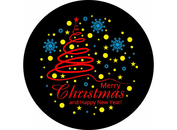 Prolights Gobo xmas Tree Greetings 3 F size,  3 Colors