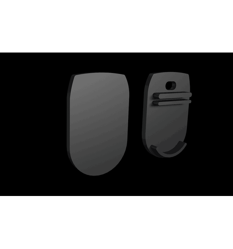 SBL endekappe for 19 x 29.8 mm profil Sort. Par