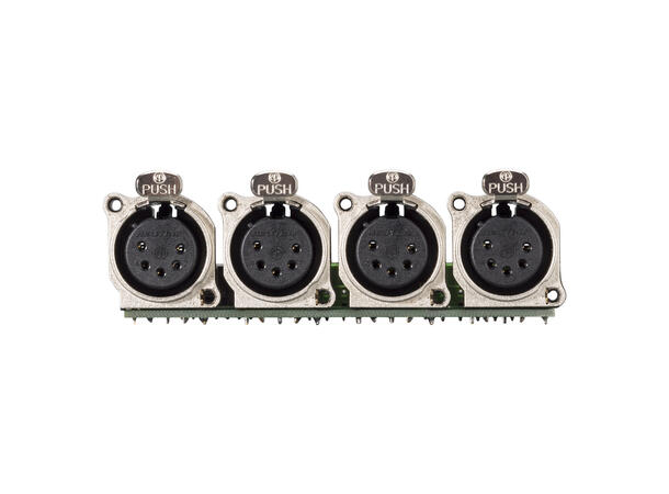 SOMMER SBC13-XB5FA Tilkoblingsmodul 4x XLR5f (B), skru- & multikontakt