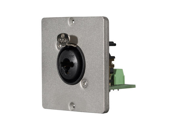 SOMMER W50M-2287 SYSWALL50 Modul Stål.1 x XLR/TRS hun kombo. Skruterminal