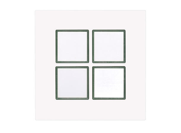 SOMMER W50W-4410 SYSWALL50 Modul Hvit. 4 x Trykknapper med LED