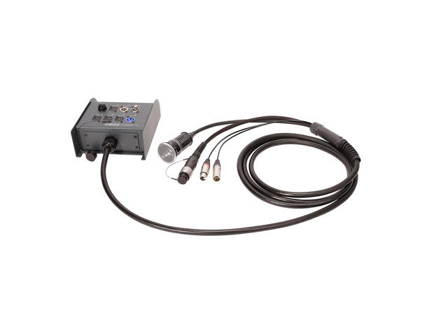 SOMMER YHCZ-L01/01-2500 Multikabel 25m. 4 x fiber, 3-pin XLR han/hun, Strøm