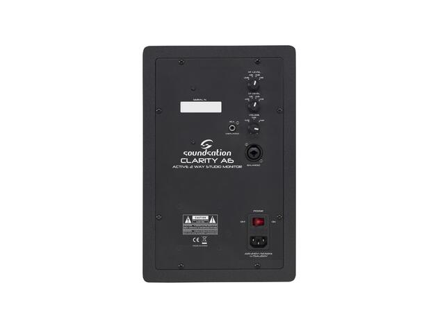 SOUNDSATION CLARITY A6 Aktiv Monitor Sort. 6.5", 60W+30W