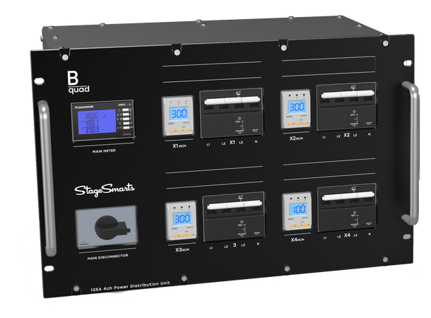 STAGESMARTS B-Quad 125A CEE 4  x CEE 32A ut 