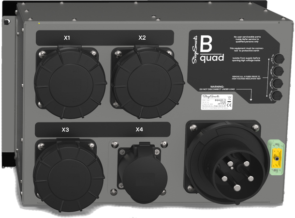 STAGESMARTS B-Quad 125A CEE 4  x CEE 32A ut 