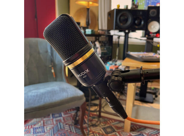 Audix A231 Studio Electret Condenser Mic Incl: carrying case & stand mount.