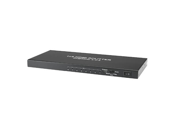 BASIC DVM-SP18 HDMI splitter 1 inn 8 ut 480i/p, 576i/p, 720i/p, and 1080i/p