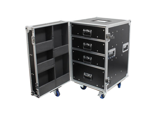 ELUMEN8 Touring Production Case 536 x 527 x 783mm (BxDxH), 4 Skuffer