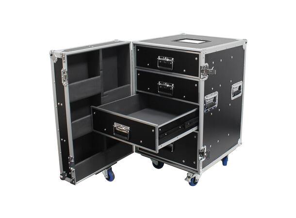 ELUMEN8 Touring Production Case 536 x 527 x 783mm (BxDxH), 4 Skuffer