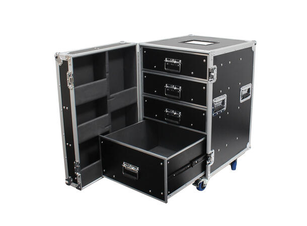 ELUMEN8 Touring Production Case 536 x 527 x 783mm (BxDxH), 4 Skuffer