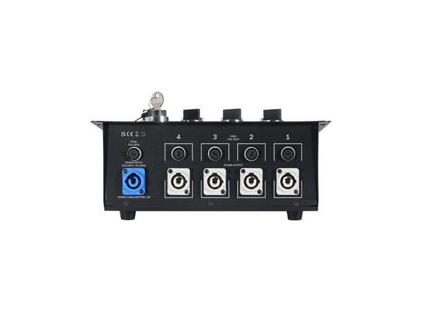 EQUINOX Detonator control 4 ch, 4 x powercon out