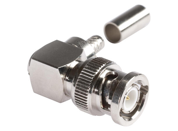 HICON BNC174M90 for RG 174/U, 316/U, 90° 50 Ohm