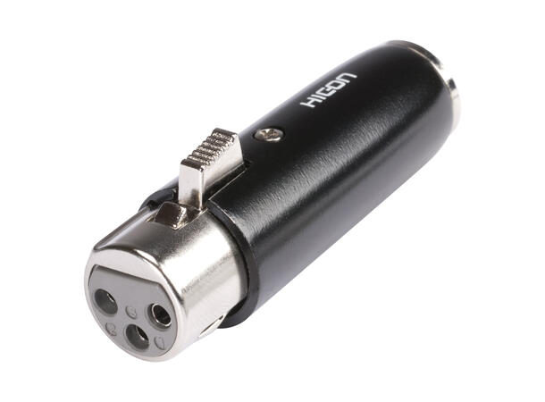 HICON HI-X3MX3-FM 3-pin Mini XLR han/hun Skjøtestykke