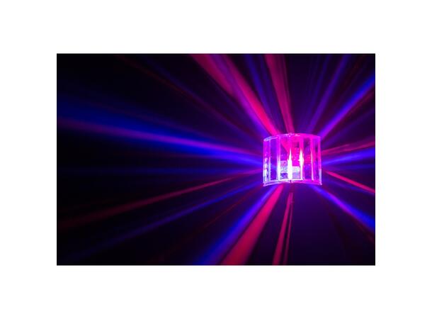 JB SYSTEMS USB DERBY Lyseffekt 4 x 2W LED. USB-C inn. Adapter inkludert